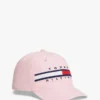 Gorra de béisbol infantil con logotipo de rayas y bandera