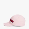 Gorra de béisbol infantil con logotipo de rayas y bandera