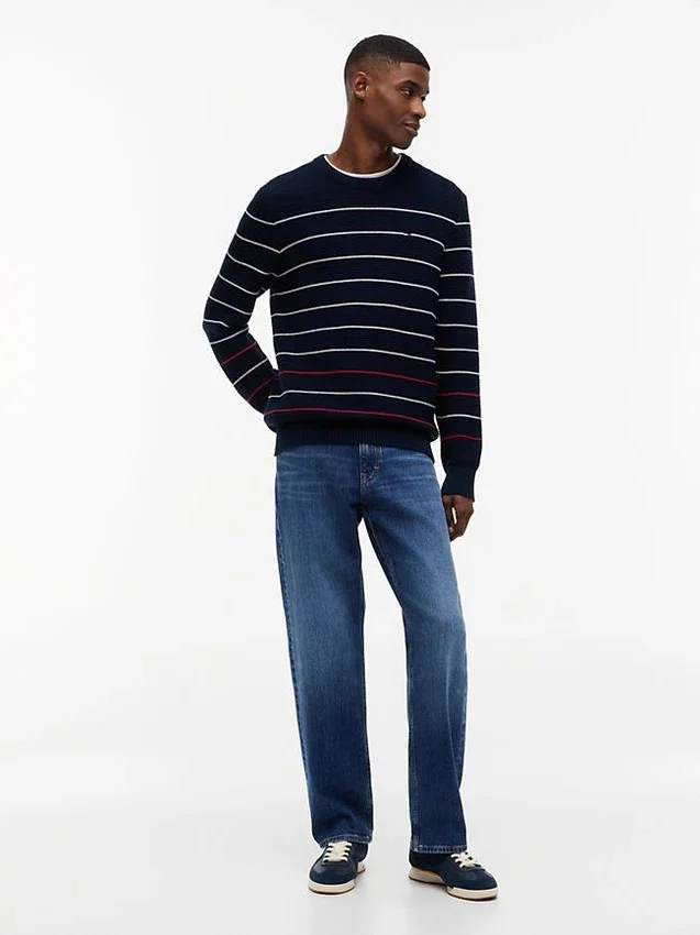 Jersey a rayas de corte ajustado de Tommy Jeans Jersey a rayas de corte ajustado de Tommy Jeans