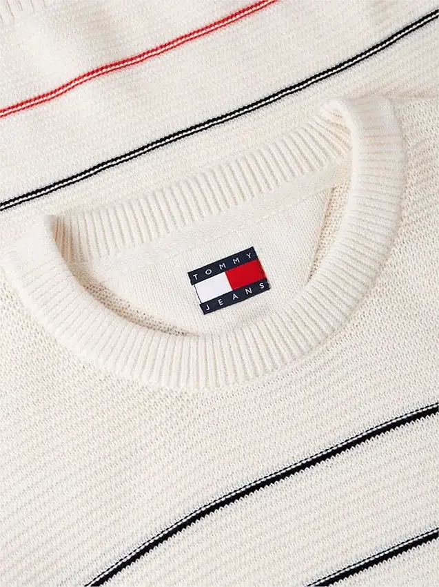 Jersey a rayas de corte ajustado de Tommy Jeans Jersey a rayas de corte ajustado de Tommy Jeans