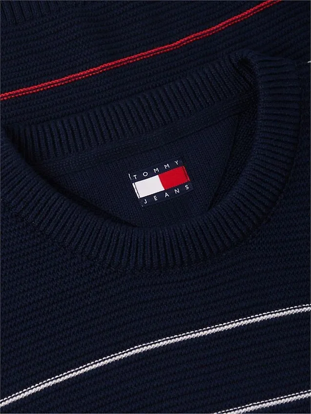 Jersey a rayas de corte ajustado de Tommy Jeans Jersey a rayas de corte ajustado de Tommy Jeans