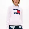 Jersey con ribete y logotipo de bandera de Tommy Jeans Jersey con ribete y logotipo de bandera de Tommy Jeans