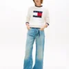 Jersey con ribete y logotipo de bandera de Tommy Jeans Jersey con ribete y logotipo de bandera de Tommy Jeans