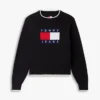 Jersey con ribete y logotipo de bandera de Tommy Jeans Jersey con ribete y logotipo de bandera de Tommy Jeans