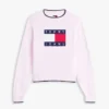 Jersey con ribete y logotipo de bandera de Tommy Jeans Jersey con ribete y logotipo de bandera de Tommy Jeans