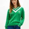Jersey Cricket con logotipo de hoja de laurel Jersey Cricket con logotipo de hoja de laurel