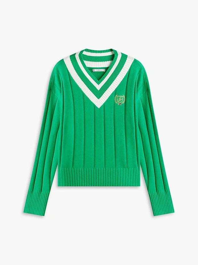 Jersey Cricket con logotipo de hoja de laurel Jersey Cricket con logotipo de hoja de laurel