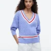 Jersey Cricket de punto trenzado Jersey Cricket de punto trenzado