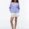 Jersey Cricket de punto trenzado Jersey Cricket de punto trenzado