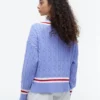 Jersey Cricket de punto trenzado Jersey Cricket de punto trenzado