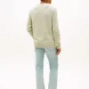 Jersey de bouclé de corte holgado