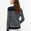 Jersey de cuello barco a rayas Jersey de cuello barco a rayas
