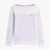 Jersey de cuello barco a rayas Jersey de cuello barco a rayas