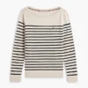 Jersey de cuello barco a rayas Jersey de cuello barco a rayas