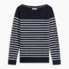 Jersey de cuello barco a rayas Jersey de cuello barco a rayas