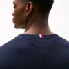 Jersey de cuello en V con logotipo liso