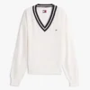 Jersey de cuello en V de corte holgado de Tommy Jeans