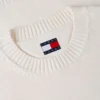 Jersey de cuello redondo con el logotipo de la bandera de Tommy Jeans