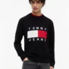 Jersey de cuello redondo con logotipo de bandera de Tommy Jeans Jersey de cuello redondo con logotipo de bandera de Tommy Jeans