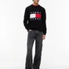 Jersey de cuello redondo con logotipo de bandera de Tommy Jeans Jersey de cuello redondo con logotipo de bandera de Tommy Jeans