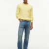 Jersey de cuello redondo con punto trenzado Jersey de cuello redondo con punto trenzado