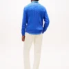 Jersey de cuello redondo con punto trenzado Jersey de cuello redondo con punto trenzado