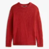 Jersey de cuello redondo de mezcla de lana de alpaca Jersey de cuello redondo de mezcla de lana de alpaca