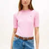 Jersey de cuello redondo y manga corta