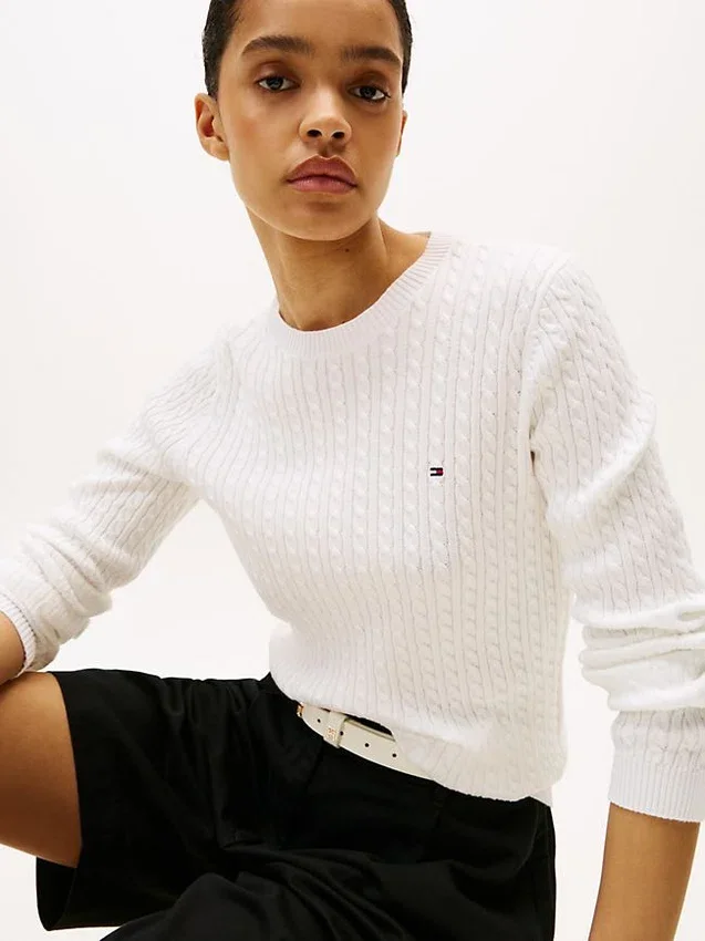 Jersey de punto trenzado Jersey de punto trenzado