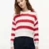 Jersey de punto trenzado a rayas de Tommy Jeans