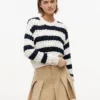 Jersey de punto trenzado a rayas de Tommy Jeans