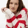 Jersey de punto trenzado a rayas de Tommy Jeans