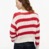 Jersey de punto trenzado a rayas de Tommy Jeans