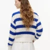 Jersey de punto trenzado a rayas de Tommy Jeans