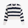 Jersey de punto trenzado a rayas de Tommy Jeans