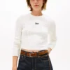Jersey de punto trenzado con logotipo de Tommy Jeans