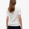 Jersey de punto trenzado de manga corta