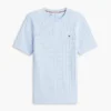 Jersey de punto trenzado de manga corta