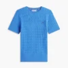 Jersey de punto trenzado de manga corta
