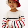 Jersey de rayas marineras para niña