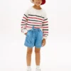 Jersey de rayas marineras para niña