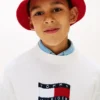 Jersey infantil con logotipo de bandera ondulada