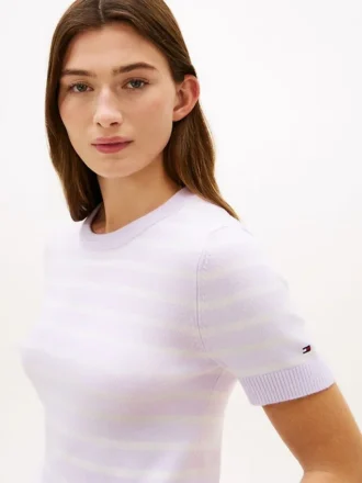 Jersey ligero de pantalones cortos a rayas