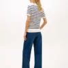 Jersey ligero de pantalones cortos a rayas