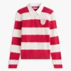 Jersey polo con rayas de rugby
