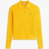 Jersey polo de punto trenzado de corte holgado