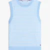 Jersey sin mangas de cuello redondo