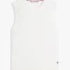 Jersey sin mangas de cuello redondo