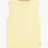 Jersey sin mangas de cuello redondo