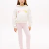 Leggings infantiles con el logotipo de Tommy estilo universitario